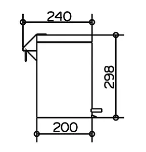 Ведро для мусора Keuco Plan хром finish 04988010000 Ведро для мусора Keuco Plan хром finish 04988010000, 2