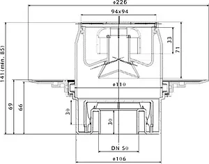 Трап вертикальный Set Pestan Confluo Standart Vertical Dry Mask 100x100мм 13000069 Трап вертикальный Set Pestan Confluo Standart Vertical Dry Mask 100x100мм 13000069, 2