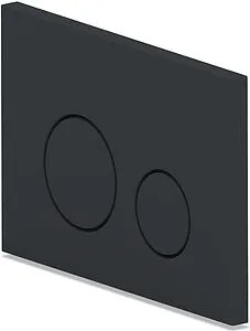 Клавиша смыва для унитаза Bas ИУ00004 черный матовый Клавиша смыва для унитаза Bas ИУ00004 черный матовый, 1