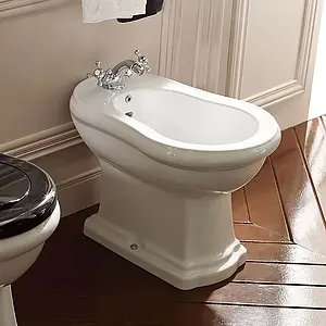 Биде напольное Kerasan Retro белый 102001*1 Биде напольное Kerasan Retro белый 102001*1, 3