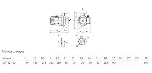 Насос циркуляционный Unipump UPF 32-120 220 83924 Насос циркуляционный Unipump UPF 32-120 220 83924, 4