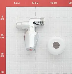 Кран для писсуара Sanita ЛЮКС хром глянцевый 0030111 Кран для писсуара Sanita ЛЮКС хром глянцевый 0030111, 3