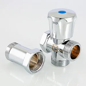 Вентиль регулирующий трехпроходной ¾"н x ¾"н x ¾"в хром Valtec VT.230.N.05 Вентиль регулирующий трехпроходной ¾"н x ¾"н x ¾"в хром Valtec VT.230.N.05, 4