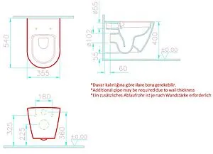 Комплект 5 в 1 VitrA Sanibelle SmoothFlush 9878B003-7200 с кнопкой хром глянцевый Комплект 5 в 1 VitrA Sanibelle SmoothFlush 9878B003-7200 с кнопкой хром глянцевый, 4
