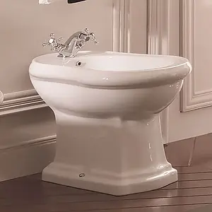 Биде напольное Kerasan Retro белый 102001*1 Биде напольное Kerasan Retro белый 102001*1, 4