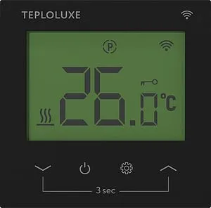Терморегулятор Теплолюкс Pontus wi-fi черный 100037088500 Терморегулятор Теплолюкс Pontus wi-fi черный 100037088500, 1