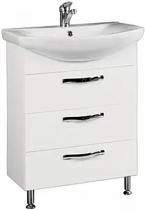 Тумба-умывальник напольная Aquaton Ария 65 H белый 1A1234K0AA010 Тумба-умывальник напольная Aquaton Ария 65 H белый 1A1234K0AA010, 1