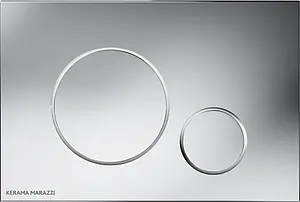 Клавиша смыва для унитаза Kerama Marazzi M671KM хром глянцевый Клавиша смыва для унитаза Kerama Marazzi M671KM хром глянцевый, 1