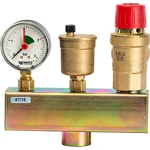 Группа безопасности котла до 200 кВт 1" 3 бар WATTS KSG 30/25M-ISO 10005205 Группа безопасности котла до 200 кВт 1" 3 бар WATTS KSG 30/25M-ISO 10005205, 4