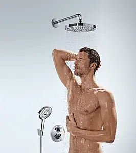 Лейка верхнего душа с настенным креплением Hansgrohe Raindance Select S 240 2jet хром 26466000 Лейка верхнего душа с настенным креплением Hansgrohe Raindance Select S 240 2jet хром 26466000, 5