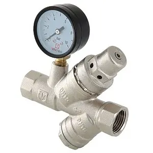 Клапан подпиточный с манометром ½" Valtec VT.515 VT.515.N.04 Клапан подпиточный с манометром ½" Valtec VT.515 VT.515.N.04, 1