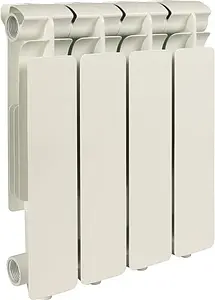 Радиатор алюминиевый 4 секции Stout Bravo 350 SRA-0110-035004 Радиатор алюминиевый 4 секции Stout Bravo 350 SRA-0110-035004, 1