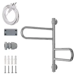 Полотенцесушитель электрический U-образный Energy U-G2K полированная сталь Полотенцесушитель электрический U-образный Energy U-G2K полированная сталь, 2