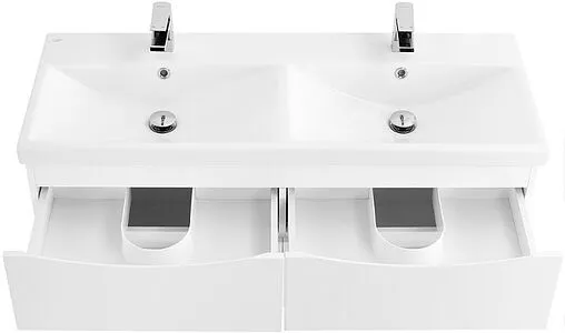 Тумба-умывальник подвесная BelBagno MARINO-CER 120 Bianco Opaco MARINO-CER-1200-4C-SO-2-BO-P+BB-0325-120-2-LVB