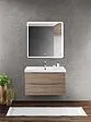 Тумба-умывальник подвесная BelBagno MARINO-CER 80 Rovere Bianco MARINO-CER-800-2C-SO-WO-P+BB-0322-80-LVB