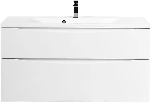 Тумба-умывальник подвесная BelBagno MARINO-H60 120 Bianco Lucido MARINO-H60-1200-2C-SO-BL-P+BB1200/450-LV-MR-PR