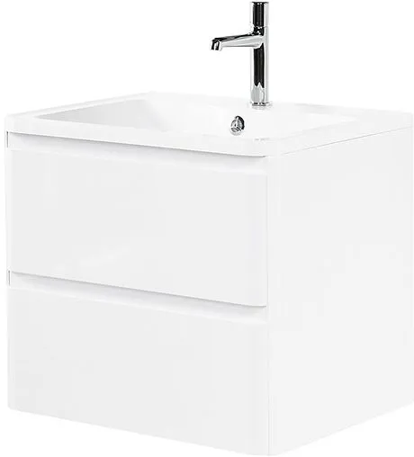 Тумба-умывальник подвесная BelBagno ALBANO 70 Bianco Lucido ALBANO-700-2C-SO-BL+BB700/455-LV-MR-ALR