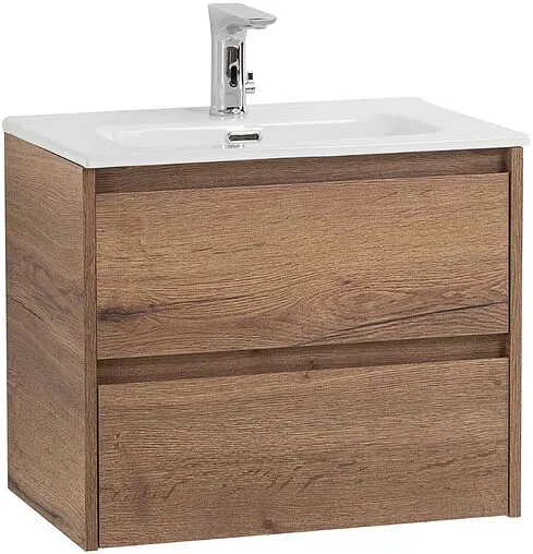 Тумба-умывальник подвесная BelBagno KRAFT 39 60 Rovere Tabacco KRAFT 39-600/390-2C-SO-RT+BB600/390ETL