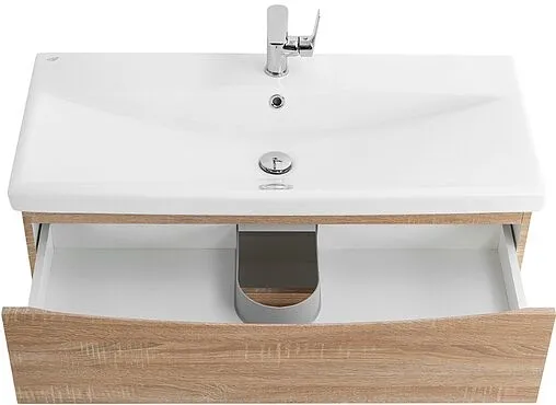 Тумба-умывальник подвесная BelBagno MARINO 90 Rovere Bianco MARINO-900-2C-SO-WO-P+