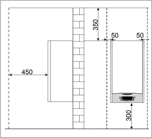 Настенный газовый котел двухконтурный турбированный 24кВт Ariston CLAS XC 24 FF NG 3301676