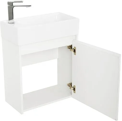 Тумба под умывальник подвесная BelBagno KRAFT MINI 50 R Bianco Opaco KRAFT MINI-500/260-1A-SO-BO-R