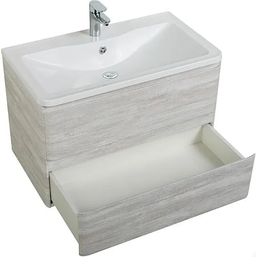 Тумба-умывальник подвесная BelBagno ALBANO 90 Rovere Vintage Bianco ALBANO-900-2C-SO-RVB+BB900/455-LV-MR-ALR