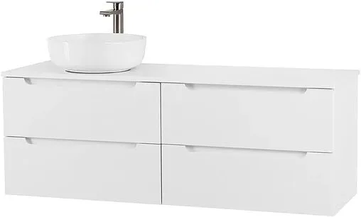 Тумба-умывальник подвесная BelBagno ETNA 120 L Bianco Lucido ETNA-600-2C-SO-BL-P+ETNA-600-2C-SO-BL-P+