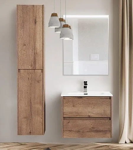 Тумба под умывальник подвесная BelBagno KRAFT 60 Rovere Tabacco KRAFT-600-2C-SO-RT