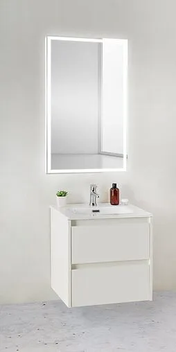 Тумба под умывальник подвесная BelBagno KRAFT 39 50 Bianco Opaco KRAFT 39-500/390-2C-SO-BO