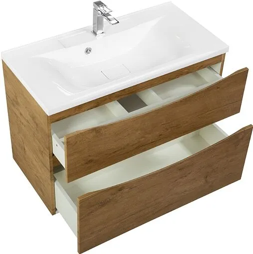 Тумба-умывальник подвесная BelBagno MARINO-H60 90 Rovere Nature MARINO-H60-900-2C-SO-RN-P+