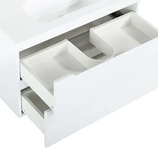 Тумба-умывальник подвесная BelBagno ETNA 39 50 Bianco Lucido ETNA39-500/390-2C-SO-BL-P+BB500/390ETL