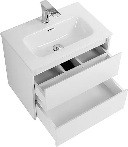 Тумба-умывальник подвесная BelBagno KRAFT 39 50 Bianco Opaco KRAFT 39-500/390-2C-SO-BO+BB500/390ETL