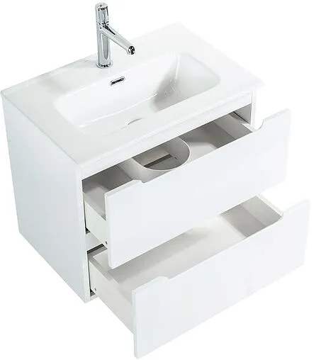 Тумба под умывальник подвесная BelBagno ETNA 39 50 Bianco Lucido ETNA39-500/390-2C-SO-BL-P