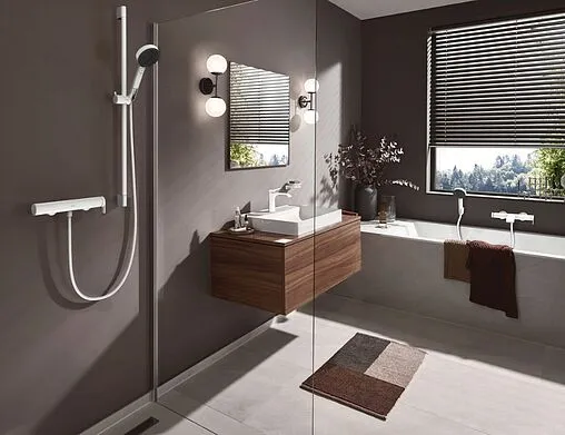 Смеситель для душа Hansgrohe Vivenis белый матовый 75620700