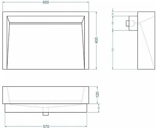 Раковина Uperwood UPD Mariana чёрный матовый 291020322