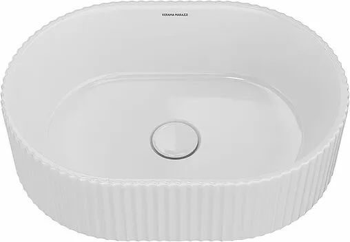 Раковина Kerama Marazzi Artbasin Conchiglia 50 белый VE.wb.50\WHT