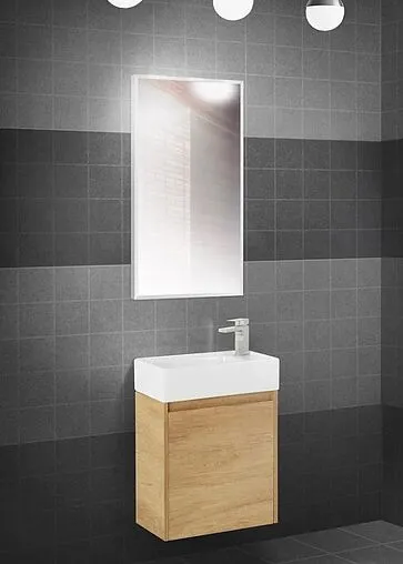 Зеркало BelBagno 50x90 сатин SPC-AL-500-900