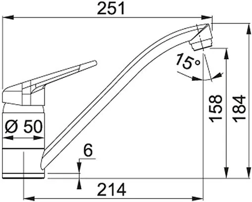 Смеситель для кухни Franke Novara Plus миндаль 115.0470.655