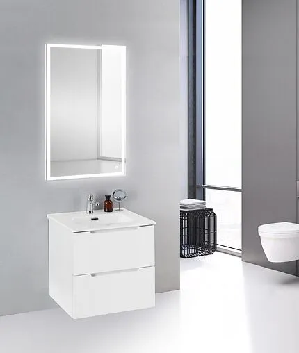 Тумба под умывальник подвесная BelBagno ETNA 39 50 Bianco Lucido ETNA39-500/390-2C-SO-BL-P