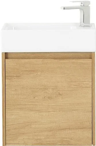 Тумба под умывальник подвесная BelBagno KRAFT MINI 50 L Rovere Nebrasca Nature KRAFT MINI-500/260-1A-SO-RNN-L