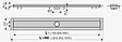 Лоток душевой 750мм h=54мм AlcaPlast APZ13-750 Modular