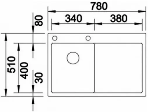 Мойка кухонная Blanco Claron 4 S-IF 78 L нержавеющая сталь 521624