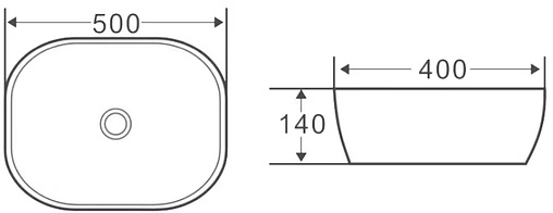 Раковина BelBagno 50 бежевый матовый BB1302-H316