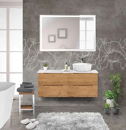 Тумба-умывальник подвесная BelBagno ETNA 120 R Rovere Nature ETNA-600-2C-SO-RN-P+ETNA-600-2C-SO-RN-P+