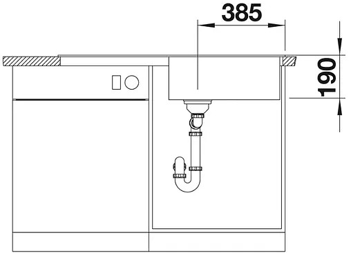 Мойка кухонная Blanco Zia XL 6 S 100 черный 526024