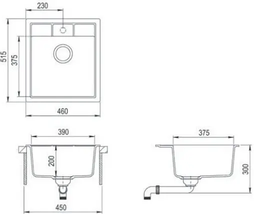 Мойка кухонная Teka Estela 45 S-TQ 1B белый мрамор 40148074