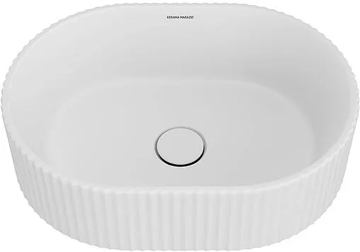 Раковина Kerama Marazzi Artbasin Conchiglia 50 белый матовый VE.wb.50\WHT.M