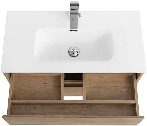 Тумба под умывальник подвесная BelBagno KRAFT 39 80 Rovere Nebrasca Nature KRAFT 39-800/390-2C-SO-RNN