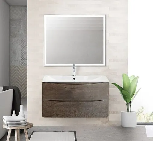 Тумба под умывальник подвесная BelBagno ACQUA 80 Rovere Nature Grigio ACQUA-800-2C-SO-RNG