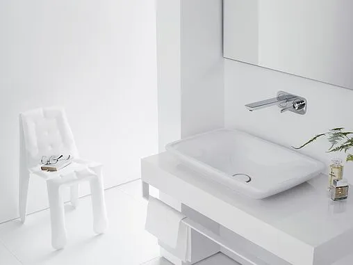 Смеситель для раковины из стены Hansgrohe PuraVida хром 15085000